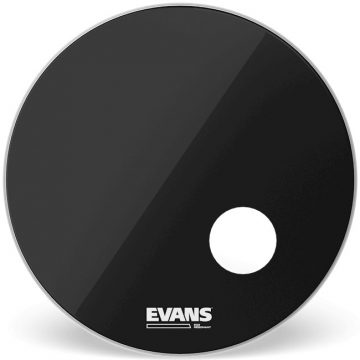 Evans BD24RB EQ3 Resonant Black 24" Drumhead