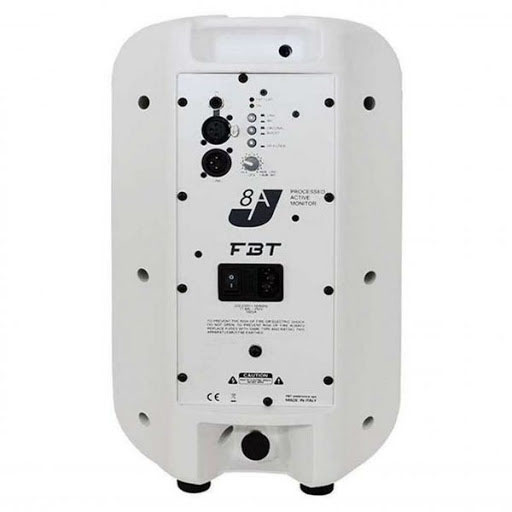 J8AW 8" PROCESSED ACTIVE SPEAKER 200W + 50W RMS WHITE - Image 2