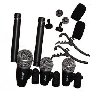 Hybrid DX5B 5PC Drum Mic Kit