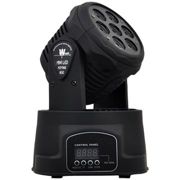 Hybrid HMH 7 7pcs, 10W, Moving Head RGBW