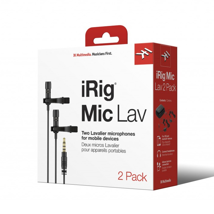 IK Multimedia iRig Mic Lav 2 Pack