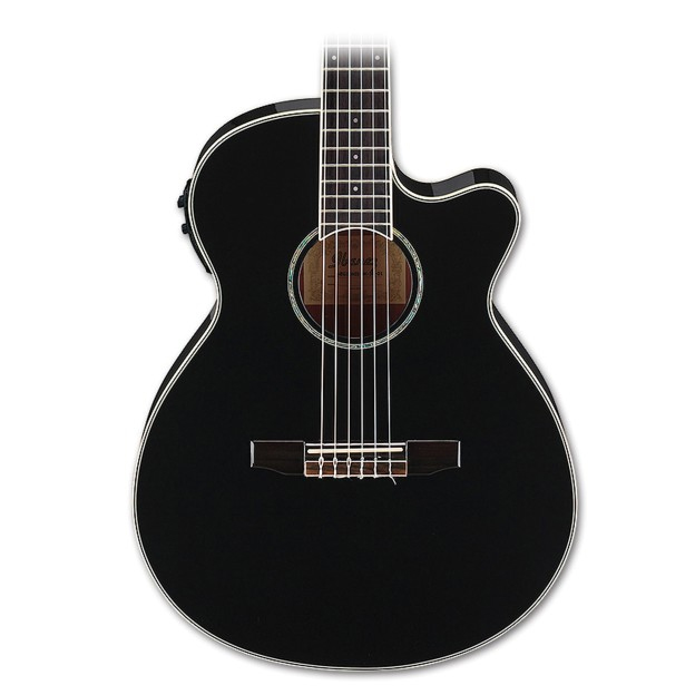 Ibanez AEG10NII-BK AEG Series Nylon Acoustic Electric Guitar - Image 4