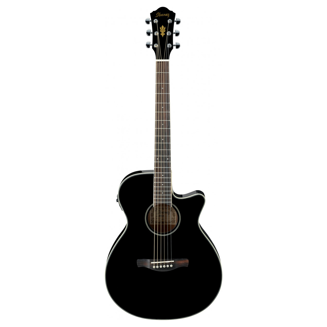 Ibanez AEG8E-BK AEG Series Acoustic Electric Guitar