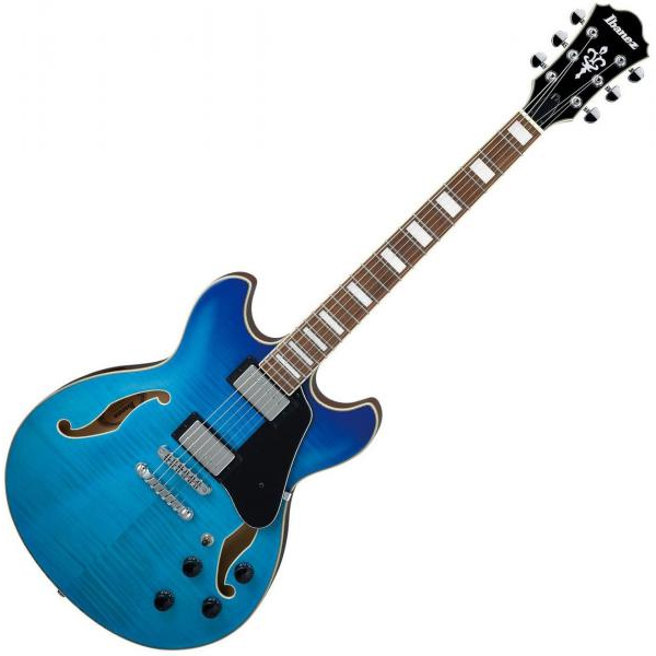 Ibanez AS73FM-AZG AS Series AS Artcore Double Cut-Away Hollow Body Electric Guitar - Image 2