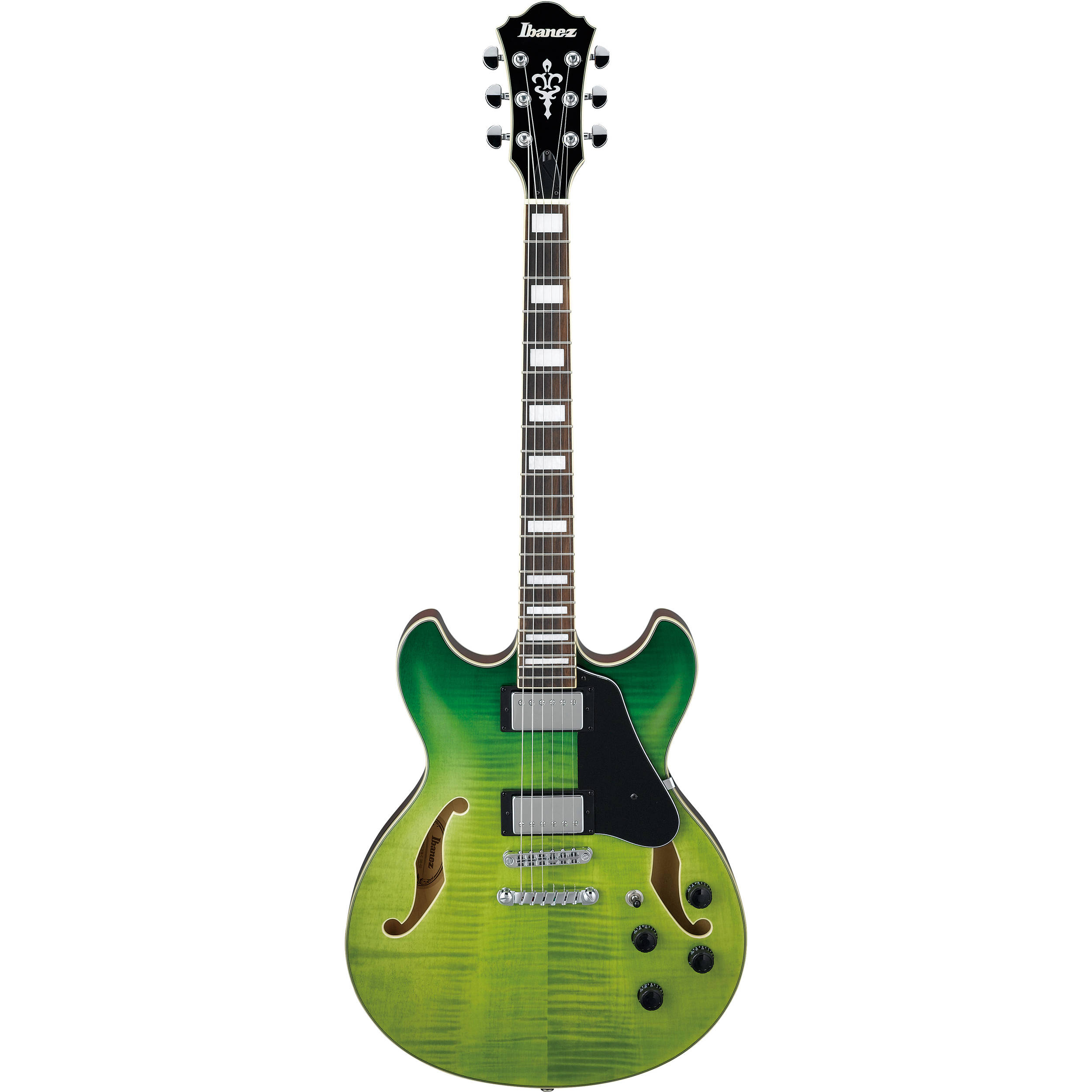 Ibanez AS73FM-GVG AS Series AS Artcore Double Cut-Away Hollow Body Electric Guitar
