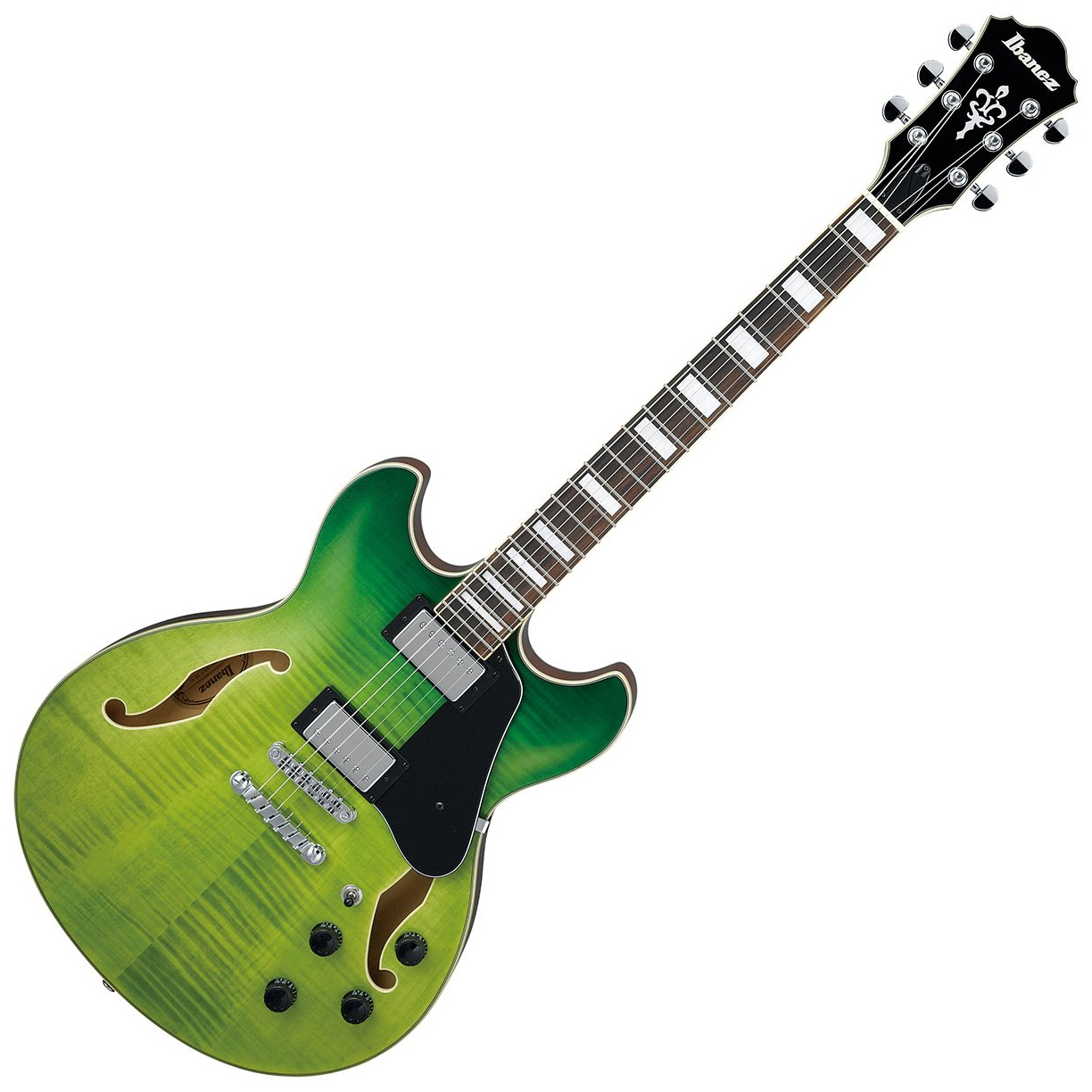 Ibanez AS73FM-GVG AS Series AS Artcore Double Cut-Away Hollow Body Electric Guitar - Image 2