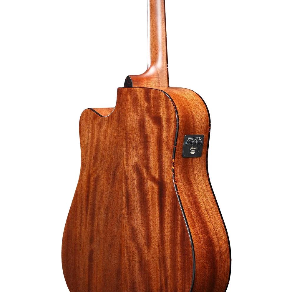 Ibanez AVD9CE-NT Artwood Vintage Thermo Aged Series Dreadnought Acoustic Electric Guitar - Image 4