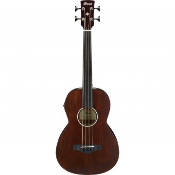 Ibanez AVNB1FE-BV Parlor Fretless Acoustic Electric Bass Guitar