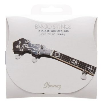 Ibanez IBJS5 10-23 5 String Nickel Wound Medium Banjo Strings
