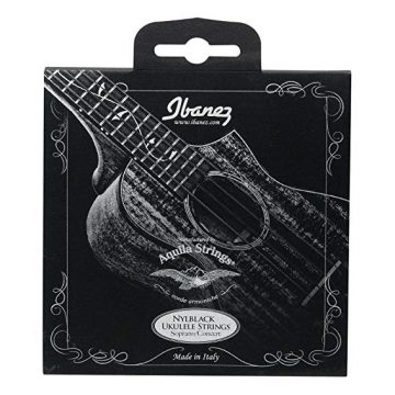 Ibanez NBUKS4 Black Nylon Soprano and Concert Ukulele Strings