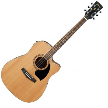 Ibanez PF17ECE-LG PF Performance Series Dreadnought Acoustic Electric Guitar