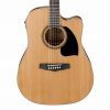 Ibanez PF17ECE-LG PF Performance Series Dreadnought Acoustic Electric Guitar