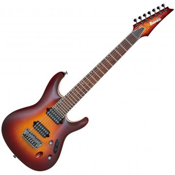 Ibanez S6527SKFX-STB S Series S Prestige 7 String Electric Guitar with Case