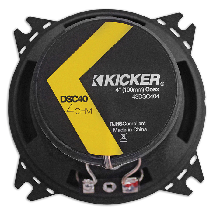 KICKER 43DSC404 4inch DS Coaxial Speakers - Image 2
