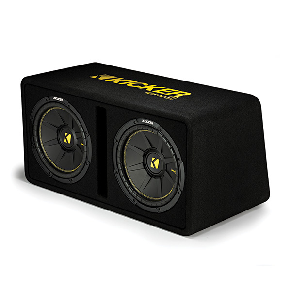 KICKER 44DCWC122 12inch 2ohm CompC Subwoofer Enclosure - Image 2