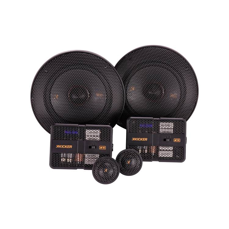 KICKER 47KSS504 5.25inch KS Series 2-Way Component Car Speakers - Image 2