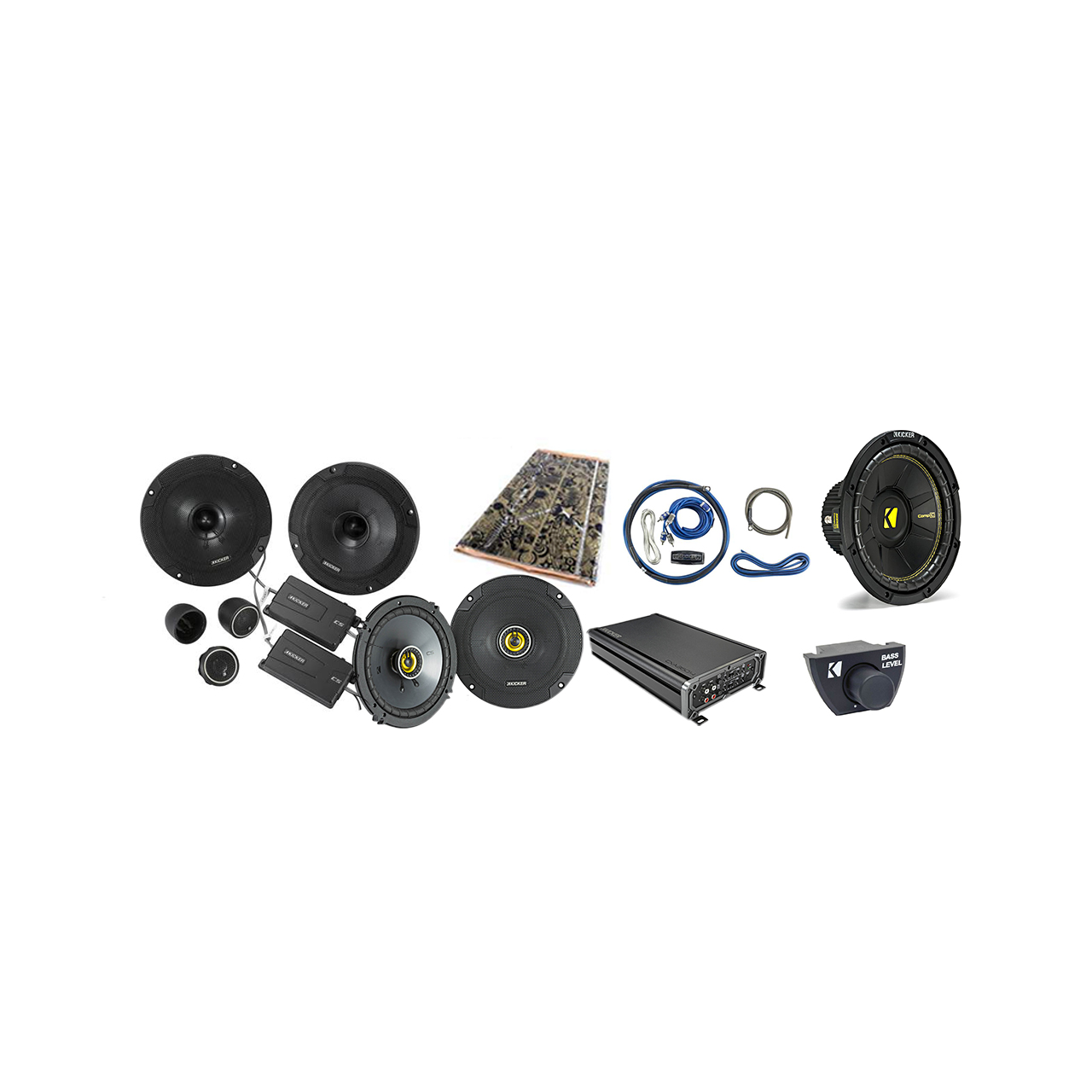KICKER COMBO2-8 with 8Inch 4ohm CompC Subwoofer