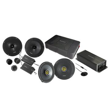 KICKER Key Combo 2 with 10inch Hideway Powered Subwoofer