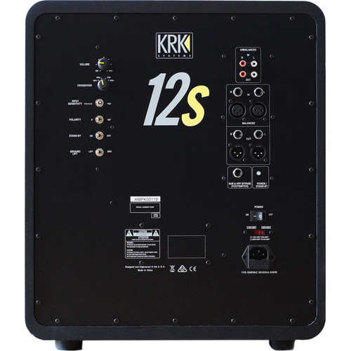 KRK 12s 12" 240W Powered Subwoofer - Image 3