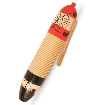 Latin Percussion Cylinder Guiro With Scraper