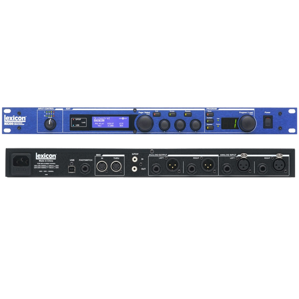 Lexicon MX300 Stereo Reverb/Effects Processor - Son Sound