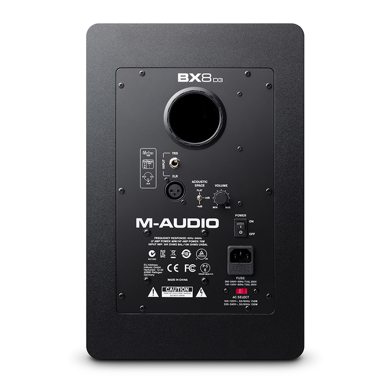 M-Audio BX8 D3 8″ Powered Studio Monitor - Image 3