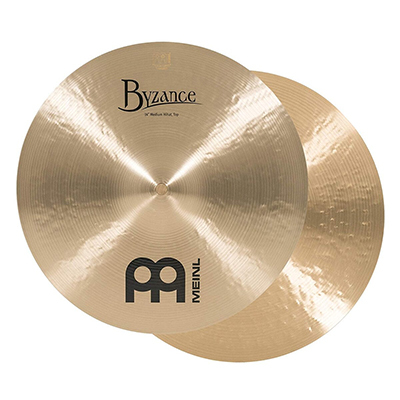 Meinl Cymbals 14 inch Byzance Traditional Medium Hi-hat Cymbals