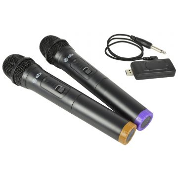 U-MIC-863.2+864.8 DUAL USB HANDHELD MIC UHF WRLS SYSTEM 863.2+864.8