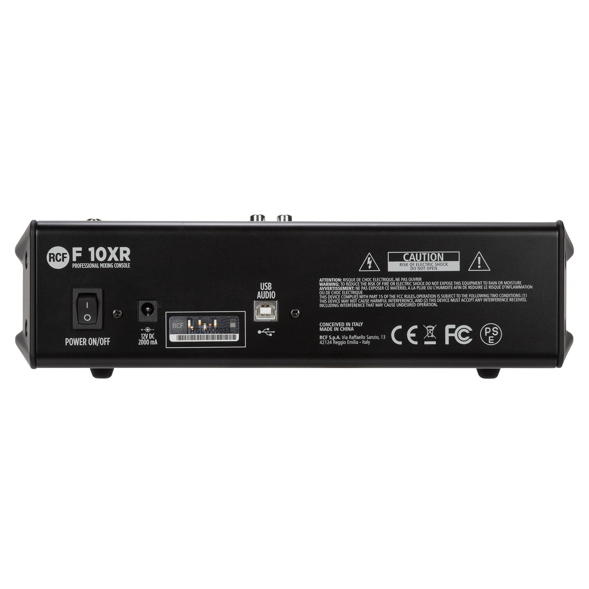 RCF F 10XR 10-Channel Mixer with Multi-FX and Recording - Image 3