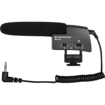 SENNHEISER MKE 400 Camera-Mount Shotgun Microphone