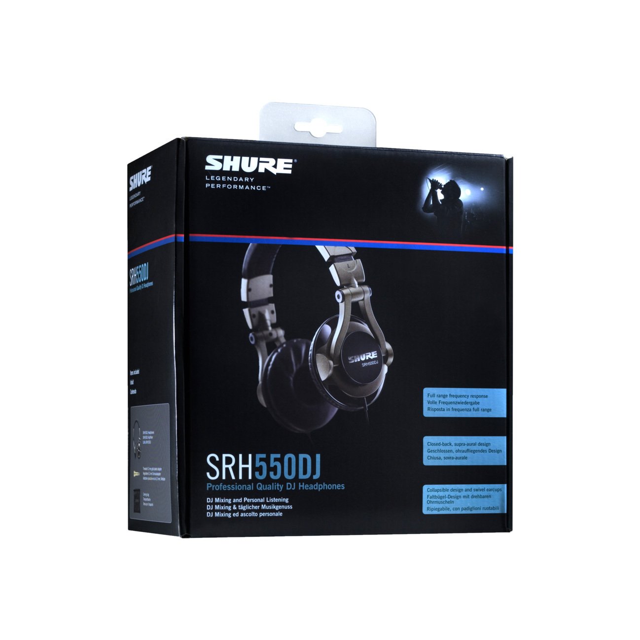 Shure SRH550DJ Professional Quality DJ Headphones - Image 3