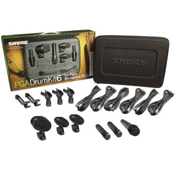SHURE PGADRUMKIT6 PG ALTA DRUM MICROPHONE KIT 6 – THE EXTENDED PACKAGE