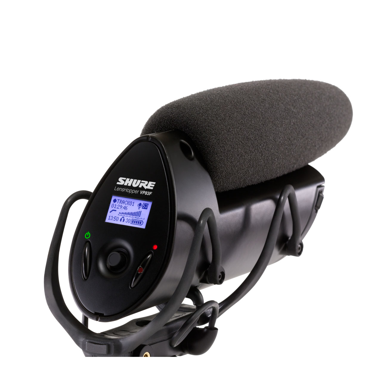 Shure VP83F LensHopper Camera-Mount Condenser Microphone with Integrated Flash Recording