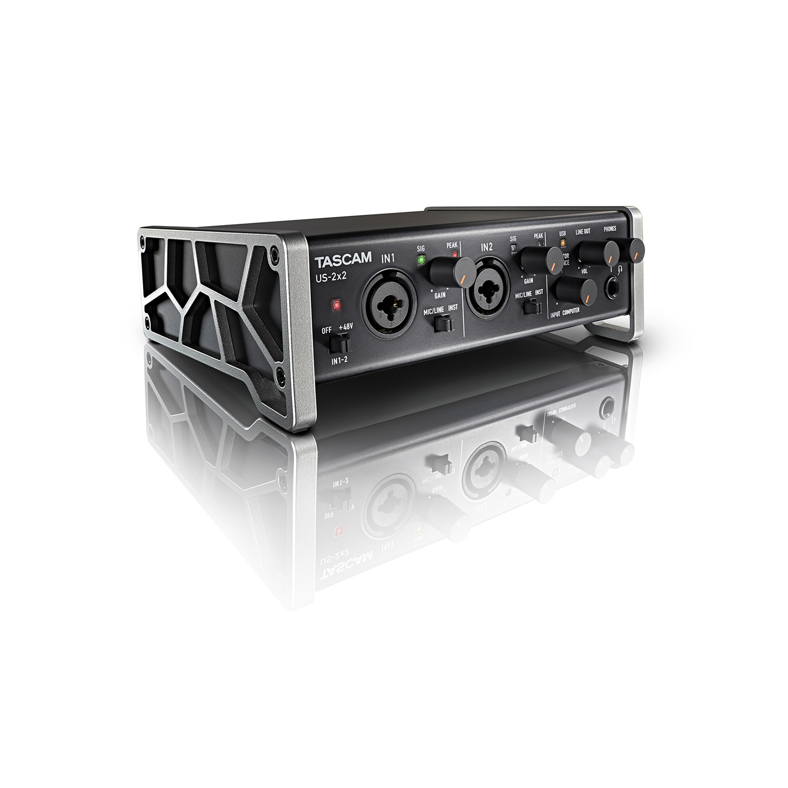 TASCAM US-2x2 USB Audio Interface - Image 2