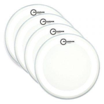 Aquarian Studio-X Series Texture Coated White Drumhead 8" 10" 12" 13" 16"