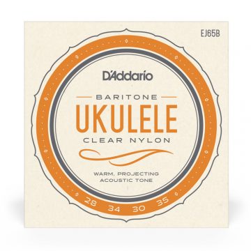 D'Addario EJ65B Pro-Arte Custom Extruded Baritone Nylon Ukulele Strings