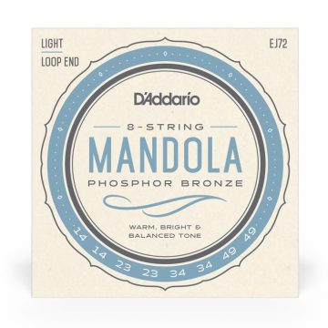 D'Addario EJ72 14-49 Phosphor Bronze Light Mandola Strings