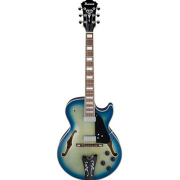 Ibanez GB10EM-JBB George Benson Jet Blue Burst