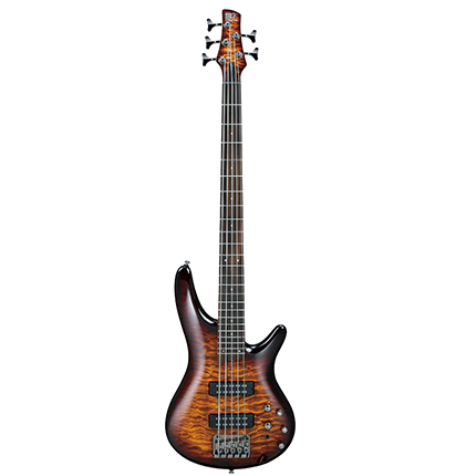 Ibanez Standard SR405EQM Bass Guitar - Dragon Eye Burst