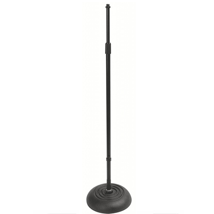 On-Stage MS7201QTR Quarter-Turn Round Base Mic Stand
