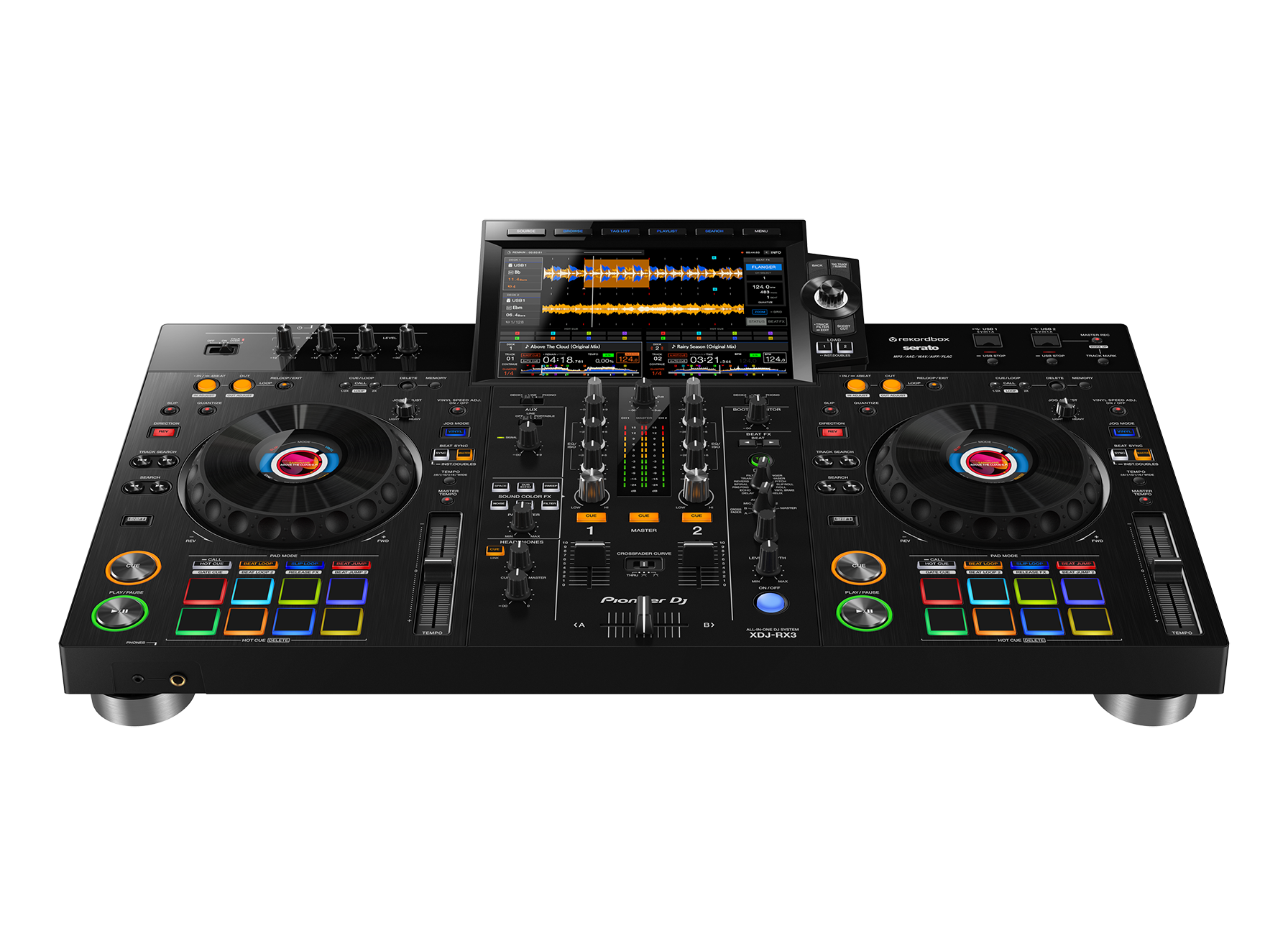 Pioneer XDJ-RX3 2-channel front angle