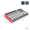 CITRONIC – CSM-8 MUSIC MIXER WITH BT, USB & MP3