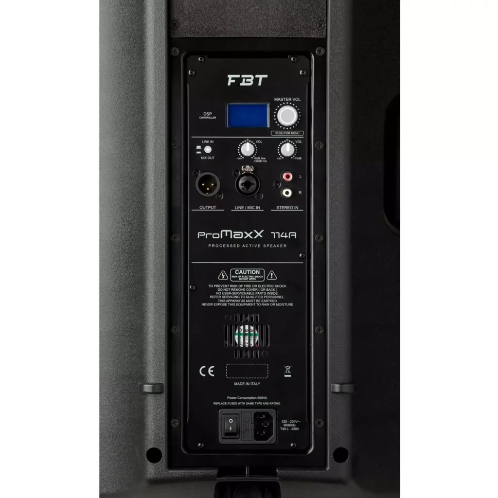 FBT – PROMAXX114A ACTIVE SPEAKER 14in 700W + 200W - Image 3